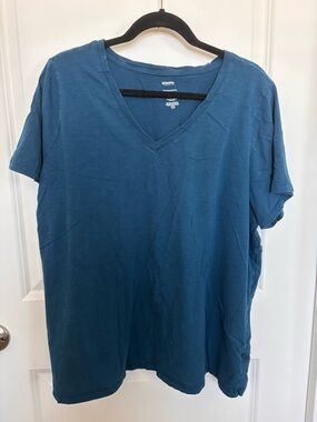 SONOMA Men's V-Neck Short Sleeve Tee in Teal